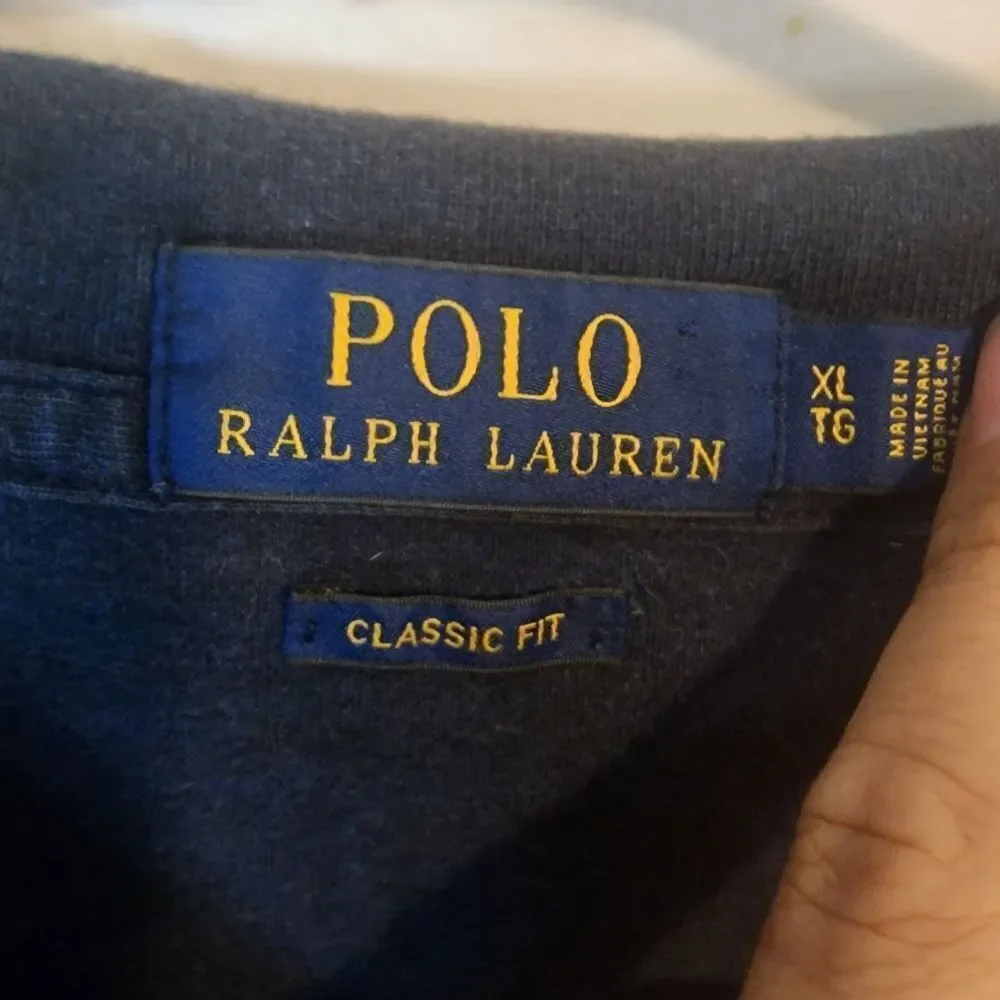 Men's Ralph Lauren Blue Polo Shirt Classic Style, Size XL